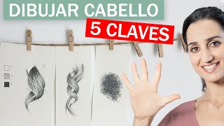 5 claves para dibujar CABELLO  extra Afro [upl. by Aicella]