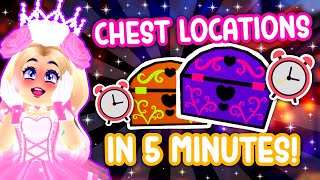 EASY Chest Location Guide in 5 Minutes Royale High Halloween Update Outside Chest Locations 2023 [upl. by Cerf]