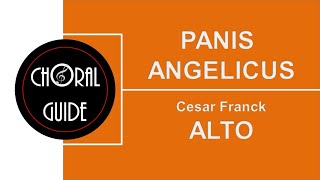 Panis Angelicus  ALTO  C Franck [upl. by Sedrul]