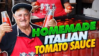 How To Make HOMEMADE TOMATO SAUCE Like an Italian Nonno [upl. by Bertila]