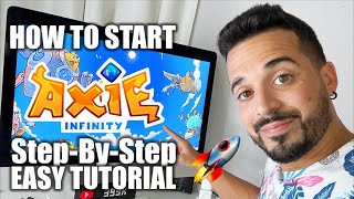 How To Start Playing Axie Infinity  Easy Beginners Set Up Tutorial [upl. by Mell]