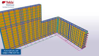 Tekla Structures Handset Formwork System [upl. by Ramso578]