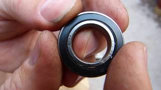 Bottom bracket bearing removal Campagnolo [upl. by Nnaeirelav]