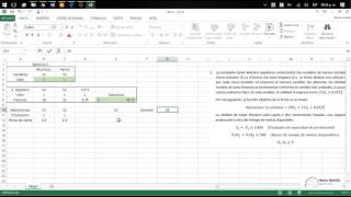 Programación no lineal ejemplo 1 [upl. by Spiros]