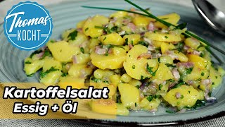 Kartoffelsalat ohne Mayo  mit Essig und Öl [upl. by Lika]