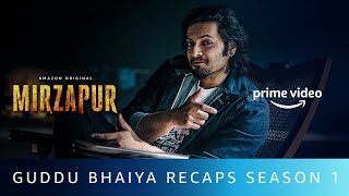 Guddu Bhaiya Recaps Mirzapur  Ali Fazal  Amazon Original  Oct 23 [upl. by Aneetsirk409]