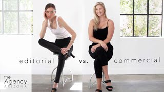 How To  Pose Like a Model  Editorial vs Commercial [upl. by Aicnerolf]