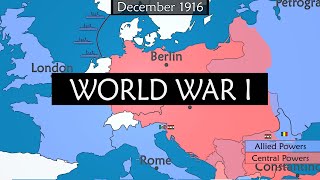 World War I  Summary on a Map [upl. by Aiz]