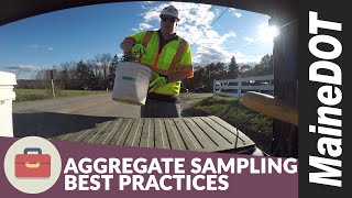 Aggregate Sampling Best Practices  MaineDOT [upl. by Rambort757]