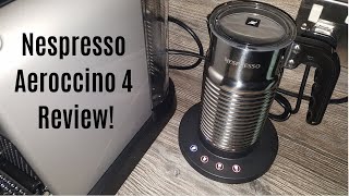 Nespresso Aeroccino 4 Milk Frother Review  Worth upgrading from the Aeroccino 3 [upl. by Rory]