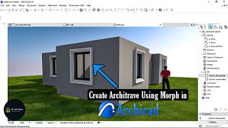 Create and Design Architrave Using Morph Tool in Archicad [upl. by Cattier215]