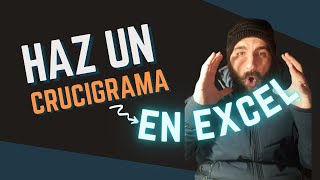 Hacer un CRUCIGRAMA en Excel [upl. by Mccarthy]