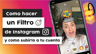 Como hacer un Filtro de Instagram de Juego y subirlo a tu cuenta Tutorial Spark AR Español [upl. by Llehcal]