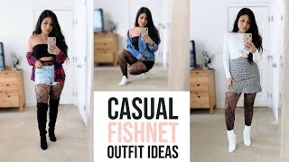 How to style Fishnet Tights  LOOKBOOK [upl. by Dory381]