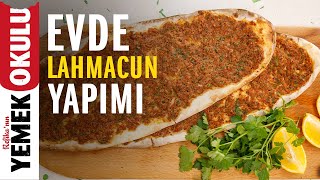 Evde Lahmacun Nasıl Yapılır  Çıtır Çıtır Kolay Lahmacun Tarifi [upl. by Htebirol]