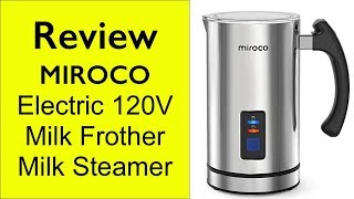 Review Miroco Milk Frother  How to make froth milk at home [upl. by Gagne910]