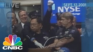 Reopening the NYSE after 911  Archives  CNBC [upl. by Ffilc]