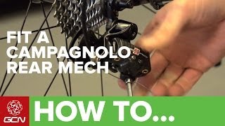 How To Install A Campagnolo Rear Derailleur [upl. by Arraeis]