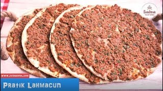 Pratik Lahmacun Tarifi  Hazır Lavaştan 10 Dakikada Mükemmel Lahmacun [upl. by Bottali38]