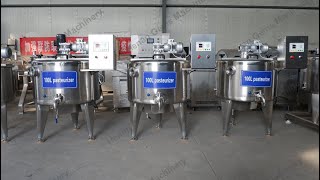 100L Mini Dairy Milk Pasteurizer Pasteurization Machine [upl. by Jarret]