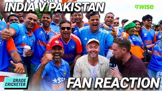 WILD FAN REACTIONS at India vs Pakistan  TGC Sidemouth [upl. by Armilda]