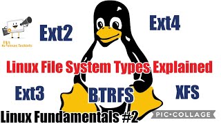 Linux File System Types Explained  Ext2Ext3Ext4XFSBTRFS  Linux Fundamentals 2 [upl. by Jemena]