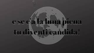 Tintarella di Luna by Mina  Lyric Video [upl. by Nelda]