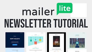 Mailerlite Newsletter Tutorial  How To Create A Newsletter [upl. by Sharline]