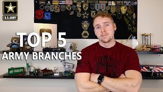 The Top 5 BranchesJobs In The Army [upl. by Dinah]