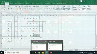 CRUCIGRAMA EN EXCEL [upl. by Anolla]