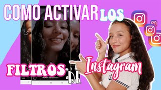 COMO ACTIVAR LOS FILTROS DE INSTAGRAM ¡LA DEFINITIVA  NO ME APARECEN LOS FILTROS DE DIVA [upl. by Buddie]