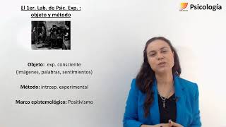 Psicología Objeto y método W Wundt 29042019 [upl. by Halstead74]