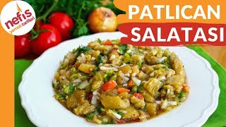 Çok Lezzetli ve Çok Pratik Közlenmiş Patlıcan Salatası Tarifi 🍆 [upl. by Annaierb]