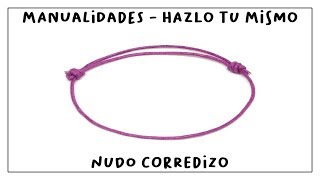 Cómo hacer un NUDO CORREDIZO paso a paso [upl. by Massarelli]