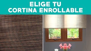 ¿Cómo elegir cortinas enrollables [upl. by Enier]