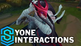 Yone Special Interactions [upl. by Tallbot]