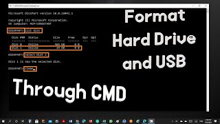 ✅How to format external hard drive cmd windows 1011 [upl. by Htial]