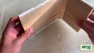 How to Install Bullnose Corners Rounded Baseboard Corners [upl. by Trebbor]