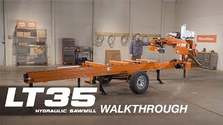 LT35 Hydraulic Portable Sawmill Walkthrough  WoodMizer [upl. by Ute]