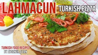 Lahmacun Recipe  How To Make Lahmacun In A Pan Without Oven [upl. by Alf]