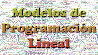 Modelos de Programación Lineal [upl. by Buffo726]