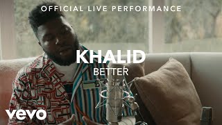 Khalid  Vertigo Official Live Performance Vevo X [upl. by Areic366]