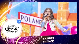 France 🇫🇷  Valentina  Jimagine  Snippet  Junior Eurovision 2020 [upl. by Tjon723]