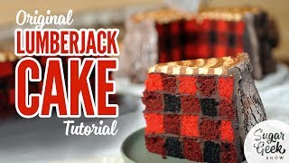 Free lumberjack cake tutorial from Sugar Geek Show [upl. by Akvir]