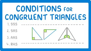 GCSE Maths  Congruent Triangle Rules 103 [upl. by Raddi]