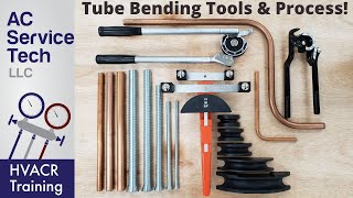 Copper Tube Bending Tools amp Methods Lever Type Ratcheting Spring Hands [upl. by Julia]