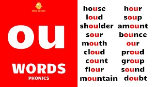 English Phonics  ou words [upl. by Marigolda]