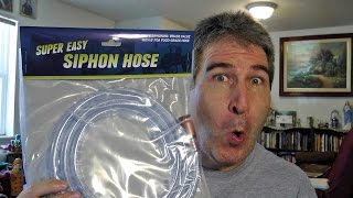 Super Easy Siphon Hose REVIEW  Siphoning Made Easy [upl. by Ibed918]