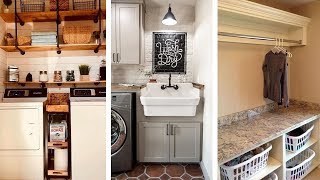 24 Super Creative Laundry Room Storage Ideas [upl. by Clara]