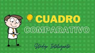 CÓMO HACER UN CUADRO COMPARATIVO [upl. by Ciaphus960]